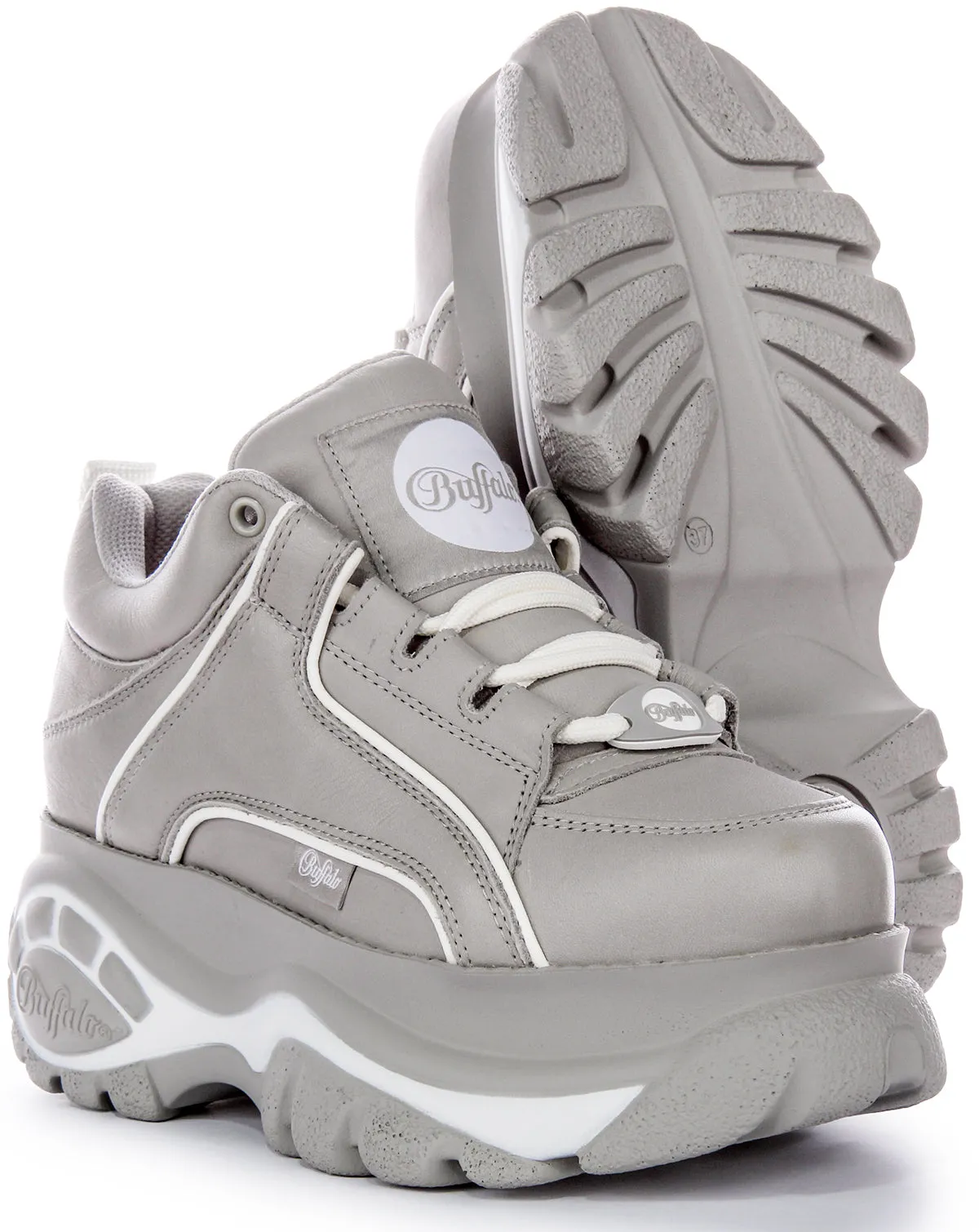 Buffalo 1339-14 2.0 In Grau Weiß Für Damen Schuhe Buffalo