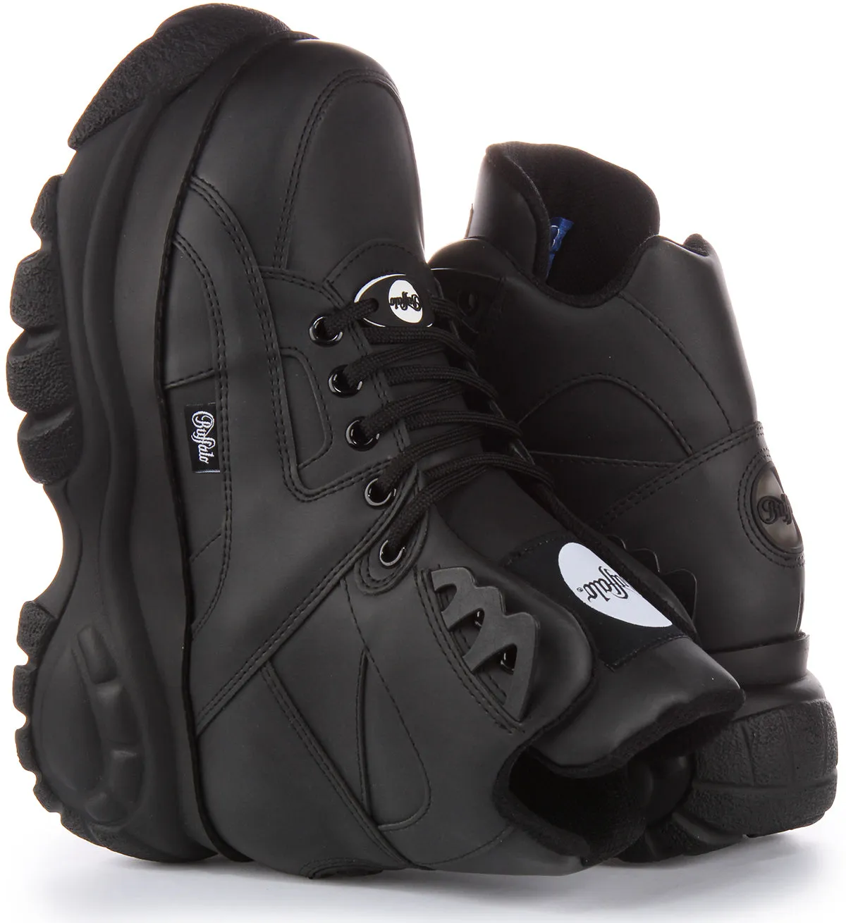Buffalo 1340-14 2.0 Plateau In Schwarz Für Damen Schuhe Buffalo