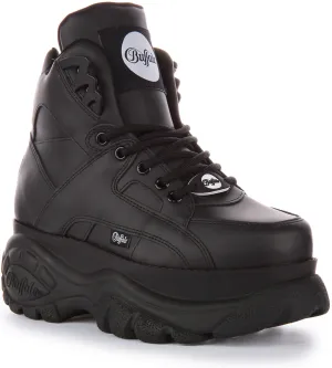 Buffalo 1340-14 2.0 Plateau In Schwarz Für Damen Schuhe Buffalo