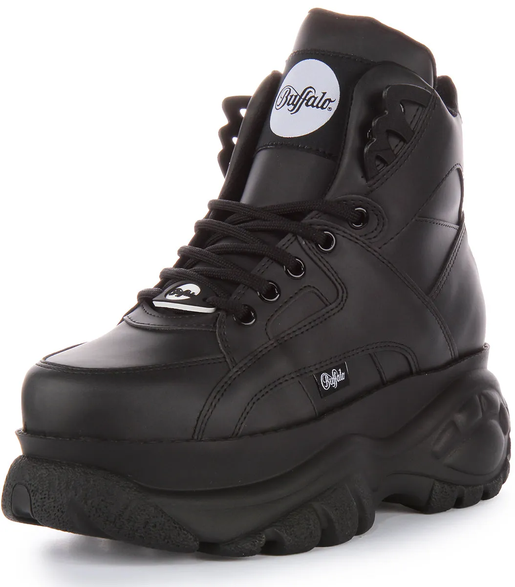 Buffalo 1340-14 2.0 Plateau In Schwarz Für Damen Schuhe Buffalo