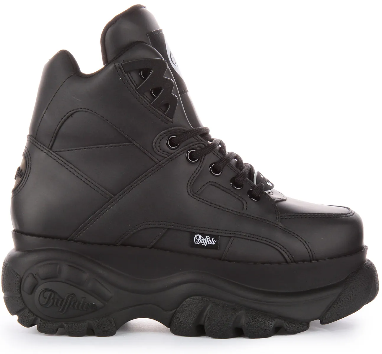 Buffalo 1340-14 2.0 Plateau In Schwarz Für Damen Schuhe Buffalo