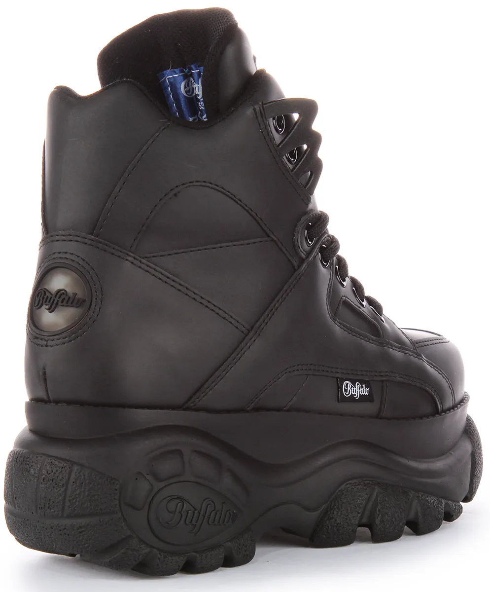 Buffalo 1340-14 2.0 Plateau In Schwarz Für Damen Schuhe Buffalo
