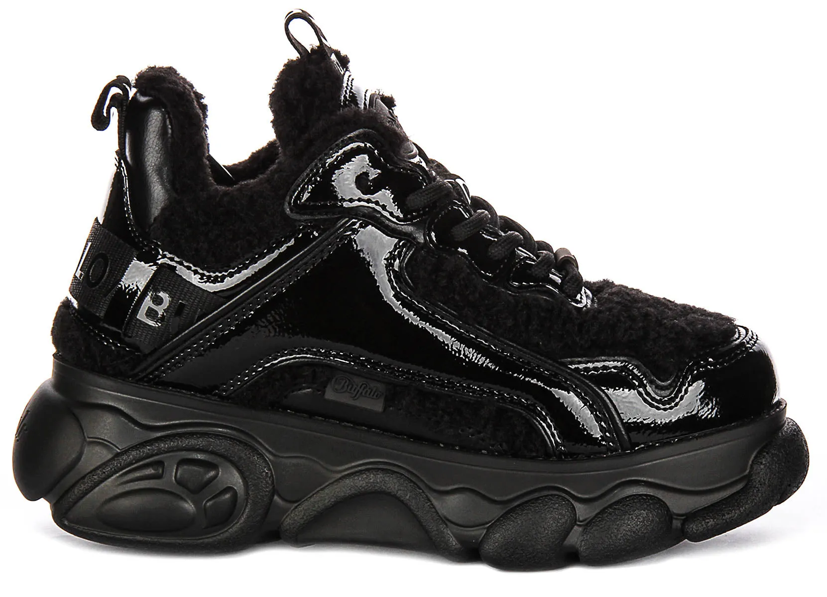 Buffalo Cld Chai Warm In Schwarz Lack Für Damen Schuhe Buffalo