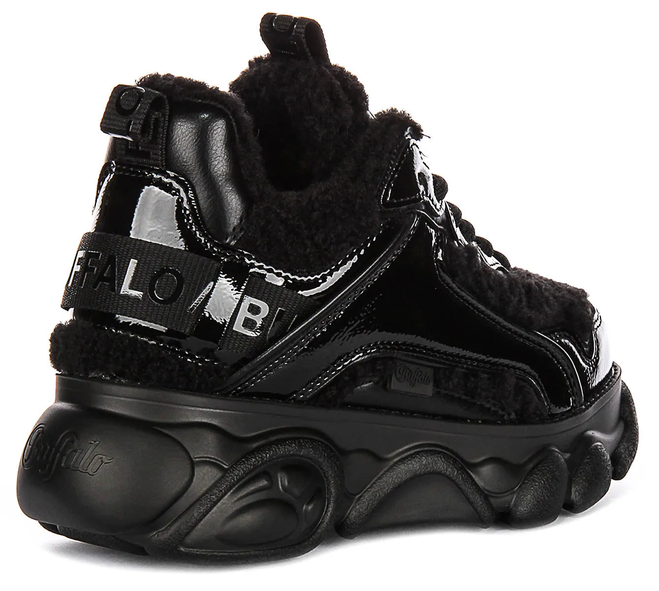 Buffalo Cld Chai Warm In Schwarz Lack Für Damen Schuhe Buffalo