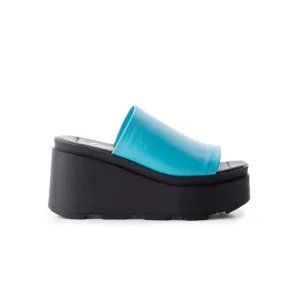 Bunny Blau Leder