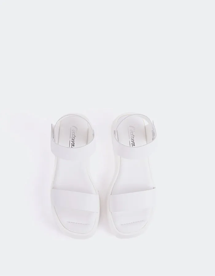 Buttercup Weißes Leder