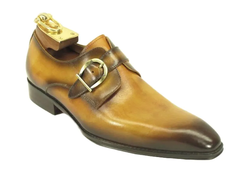 Carrucci Schnalle Mönchsschnalle KS503-35 - Cognac