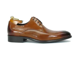 Carrucci KS479-04 Signature Schnür-Oxford - Cognac