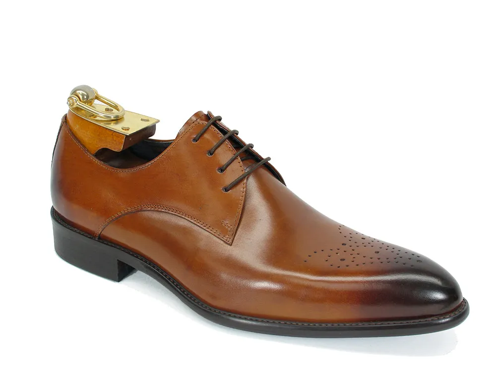 Carrucci KS479-04 Signature Schnür-Oxford - Cognac