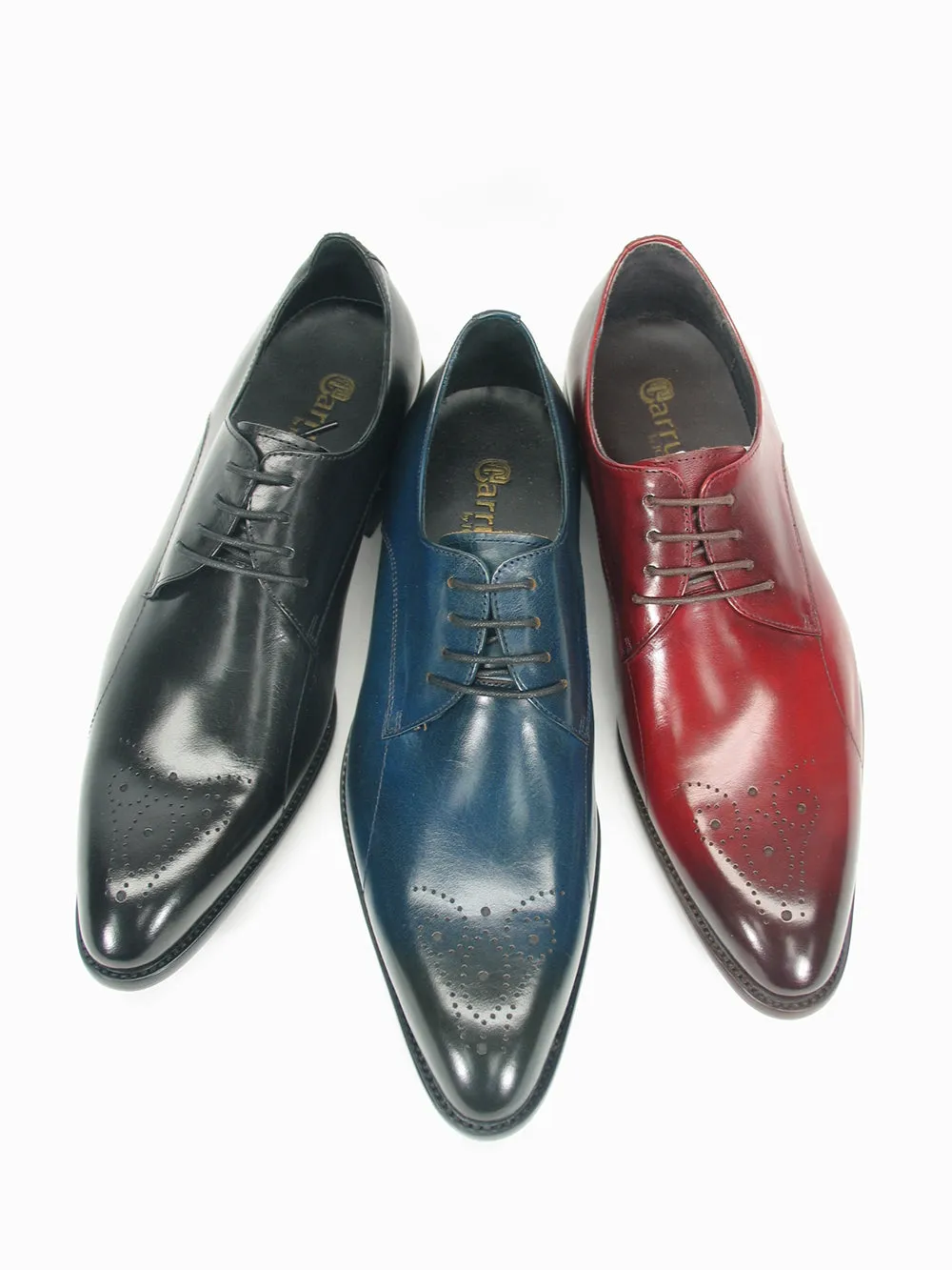 Carrucci KS479-04 Signature Schnür-Oxford - Marineblau