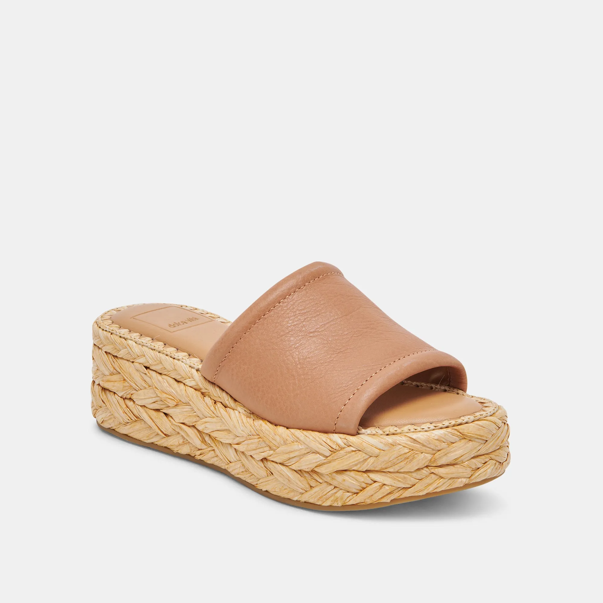 CHAVI WEITE SANDALEN HONIG LEDER