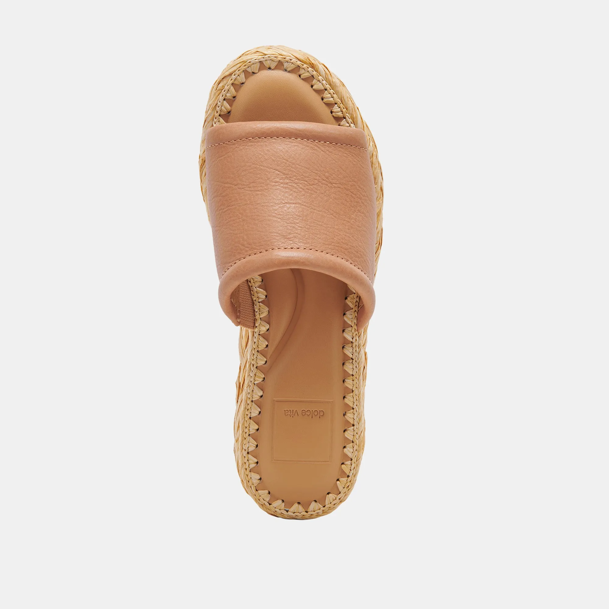 CHAVI WEITE SANDALEN HONIG LEDER