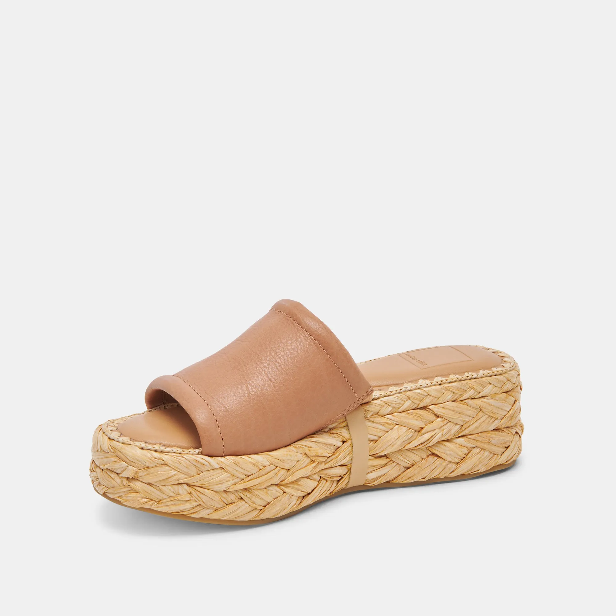 CHAVI WEITE SANDALEN HONIG LEDER