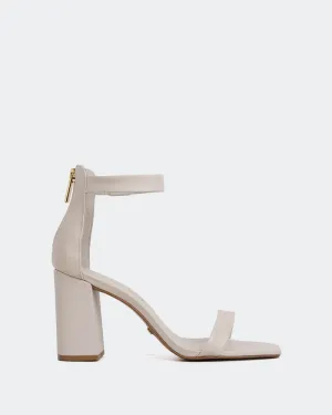 Clarita Off-White Leder