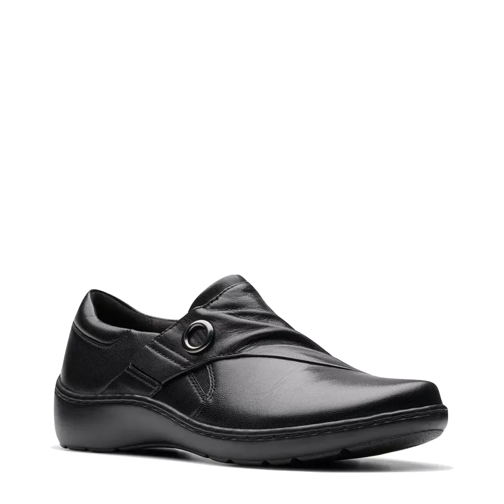 Clarks Damen Cora Aubrie Schlupfschuh in Schwarz