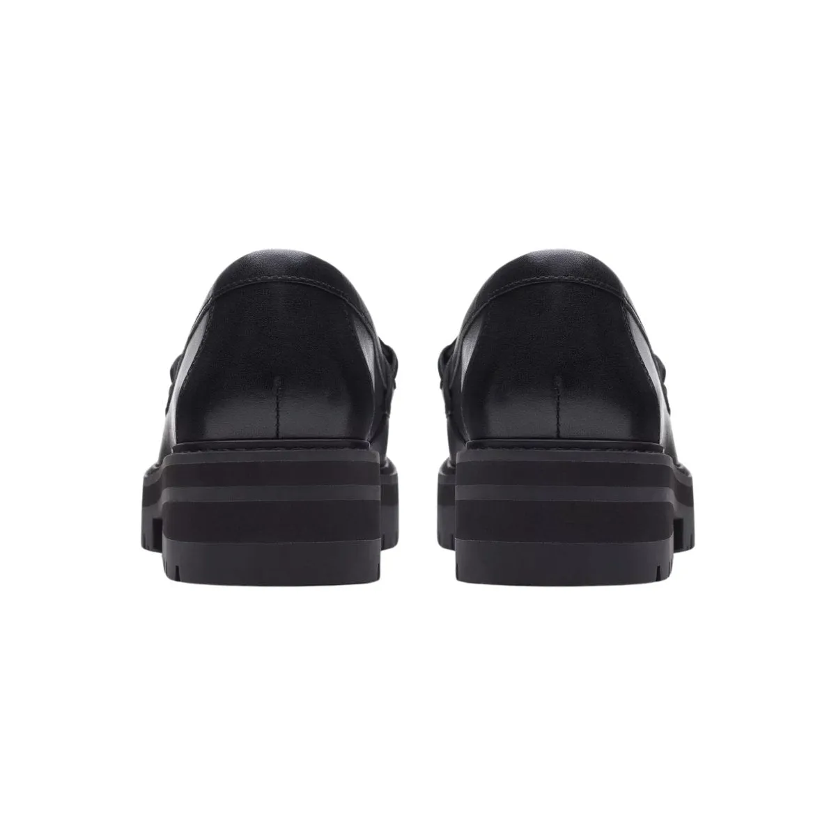 Clarks Damen Orianna Bit Schwarz Leder