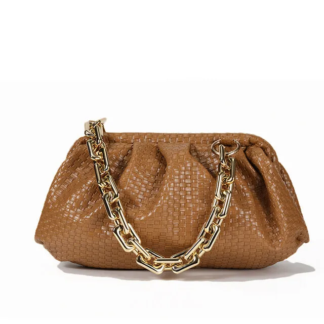 Wolken-Tasche für Damen Luxus Designer Klein Niedliche Damen Umhängetasche Tages Clutch Tasche Plissierte Knödeltasche Schulter Messenger Tasche Fashion Nova Taschen