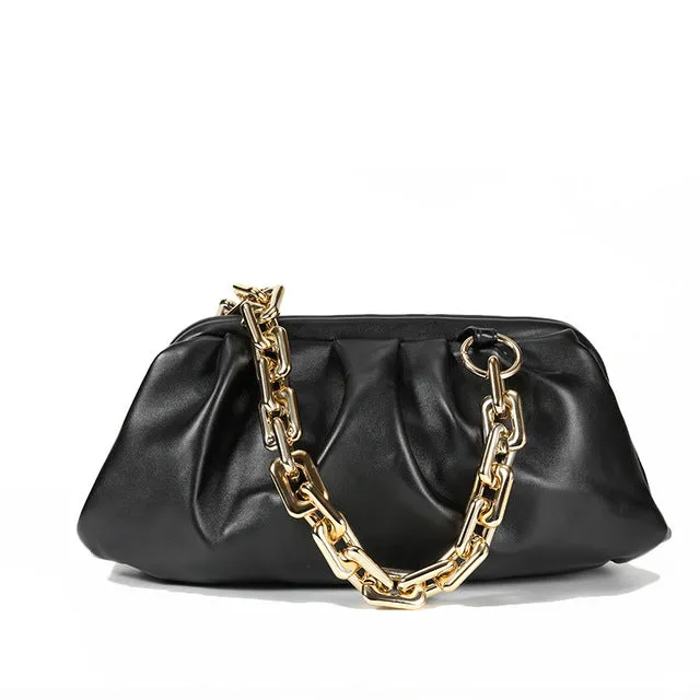 Wolken-Tasche für Damen Luxus Designer Klein Niedliche Damen Umhängetasche Tages Clutch Tasche Plissierte Knödeltasche Schulter Messenger Tasche Fashion Nova Taschen