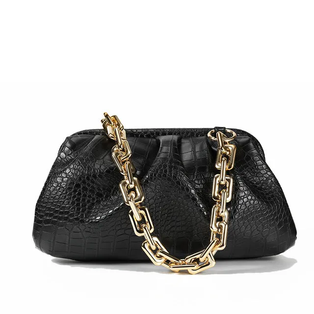 Wolken-Tasche für Damen Luxus Designer Klein Niedliche Damen Umhängetasche Tages Clutch Tasche Plissierte Knödeltasche Schulter Messenger Tasche Fashion Nova Taschen
