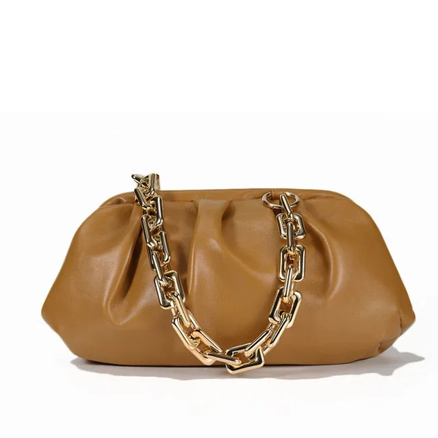 Wolken-Tasche für Damen Luxus Designer Klein Niedliche Damen Umhängetasche Tages Clutch Tasche Plissierte Knödeltasche Schulter Messenger Tasche Fashion Nova Taschen
