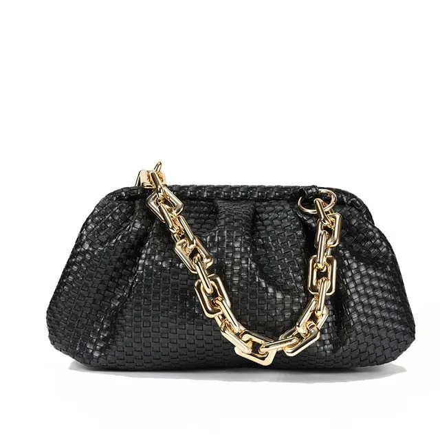 Wolken-Tasche für Damen Luxus Designer Klein Niedliche Damen Umhängetasche Tages Clutch Tasche Plissierte Knödeltasche Schulter Messenger Tasche Fashion Nova Taschen