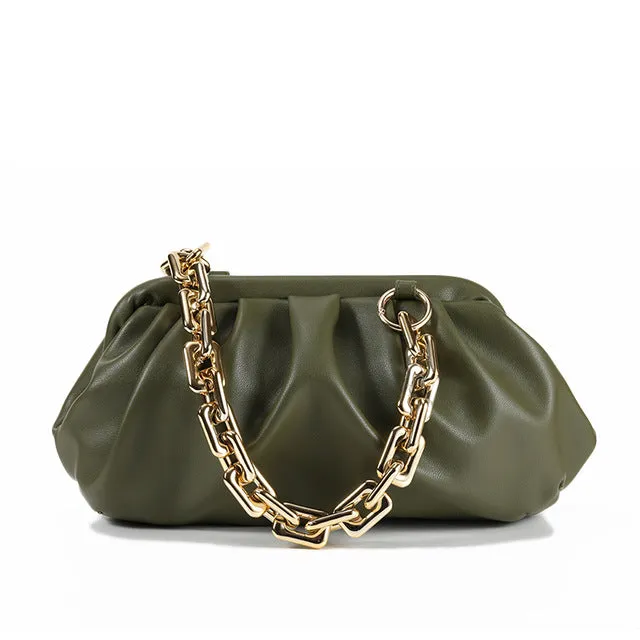 Wolken-Tasche für Damen Luxus Designer Klein Niedliche Damen Umhängetasche Tages Clutch Tasche Plissierte Knödeltasche Schulter Messenger Tasche Fashion Nova Taschen