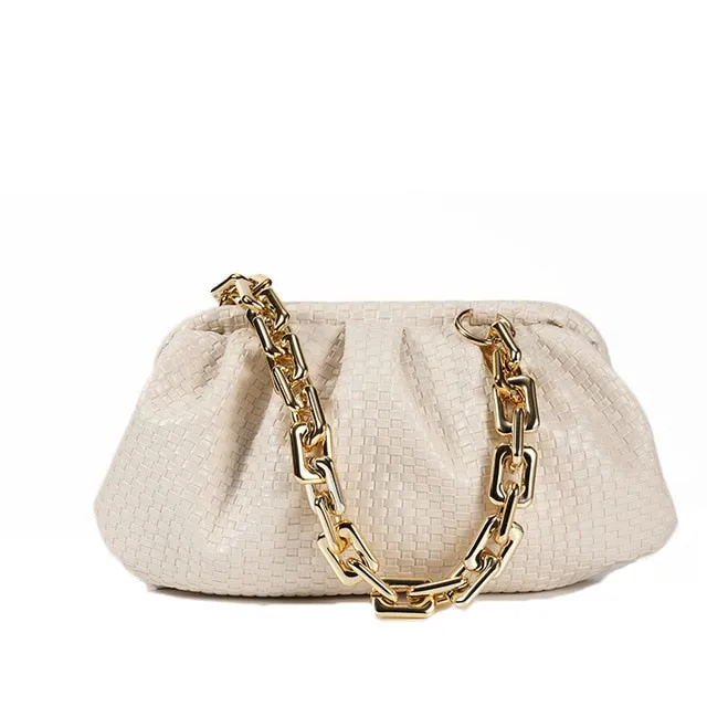 Wolken-Tasche für Damen Luxus Designer Klein Niedliche Damen Umhängetasche Tages Clutch Tasche Plissierte Knödeltasche Schulter Messenger Tasche Fashion Nova Taschen