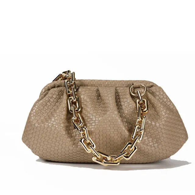 Wolken-Tasche für Damen Luxus Designer Klein Niedliche Damen Umhängetasche Tages Clutch Tasche Plissierte Knödeltasche Schulter Messenger Tasche Fashion Nova Taschen