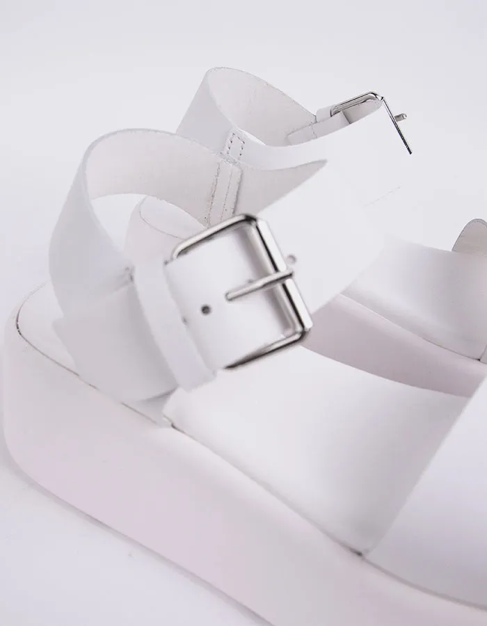 Cocotte Weißes Leder