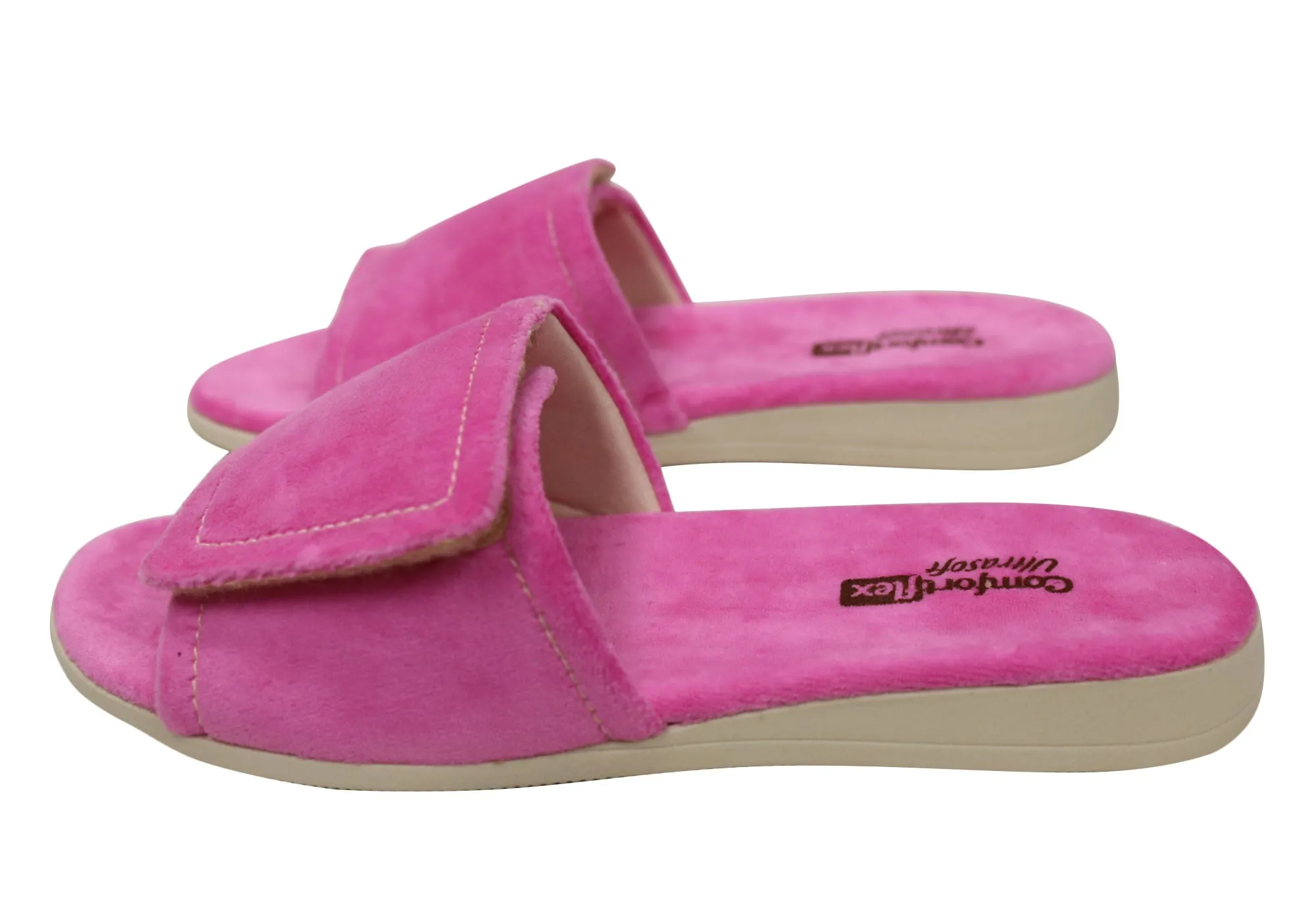 Comfortflex Relax Relaxo Damen Pantoffeln mit offener Spitze, hergestellt in Brasilien, Comfortflex Schuhe
