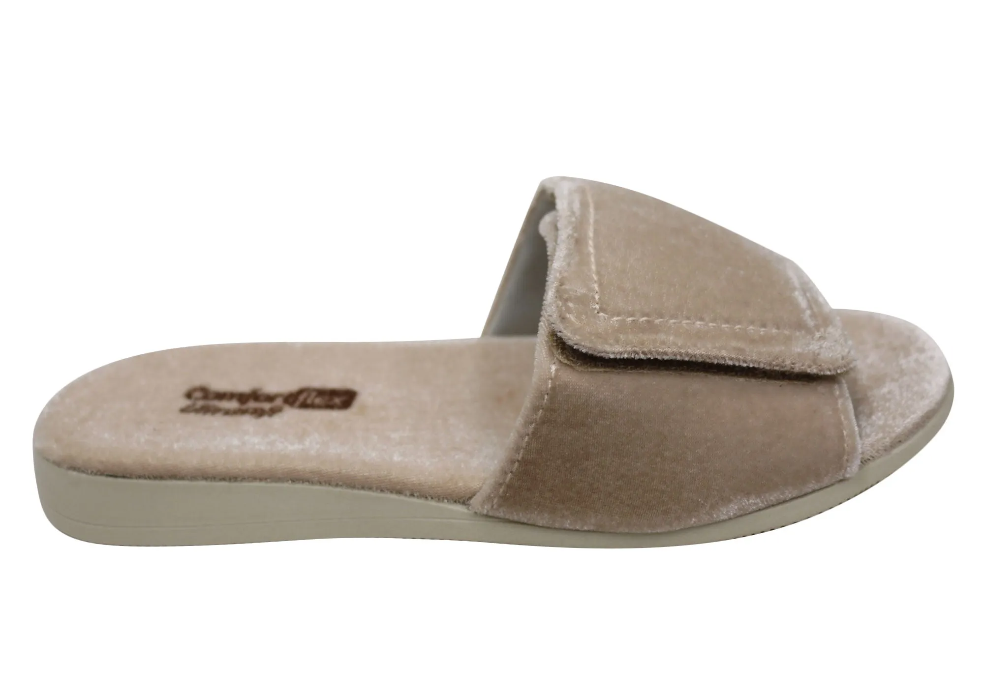 Comfortflex Relax Relaxo Damen Pantoffeln mit offener Spitze, hergestellt in Brasilien, Comfortflex Schuhe