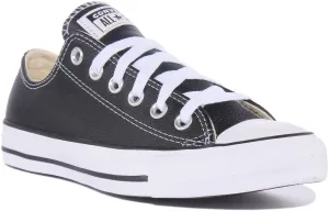 Converse All Star 132174C in schwarzen Lederschuhen Converse