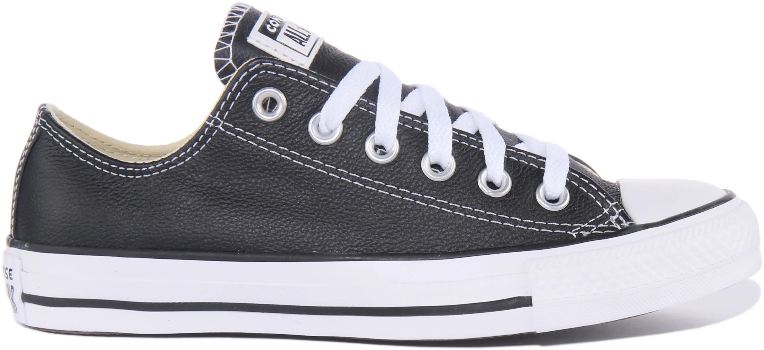 Converse All Star 132174C in schwarzen Lederschuhen Converse