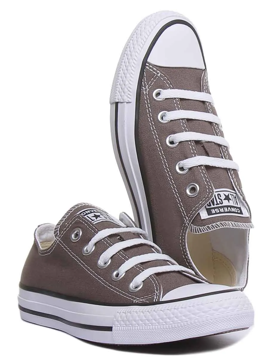 Converse All Star Low Trainer in Anthrazit für Damen Schuhe Converse