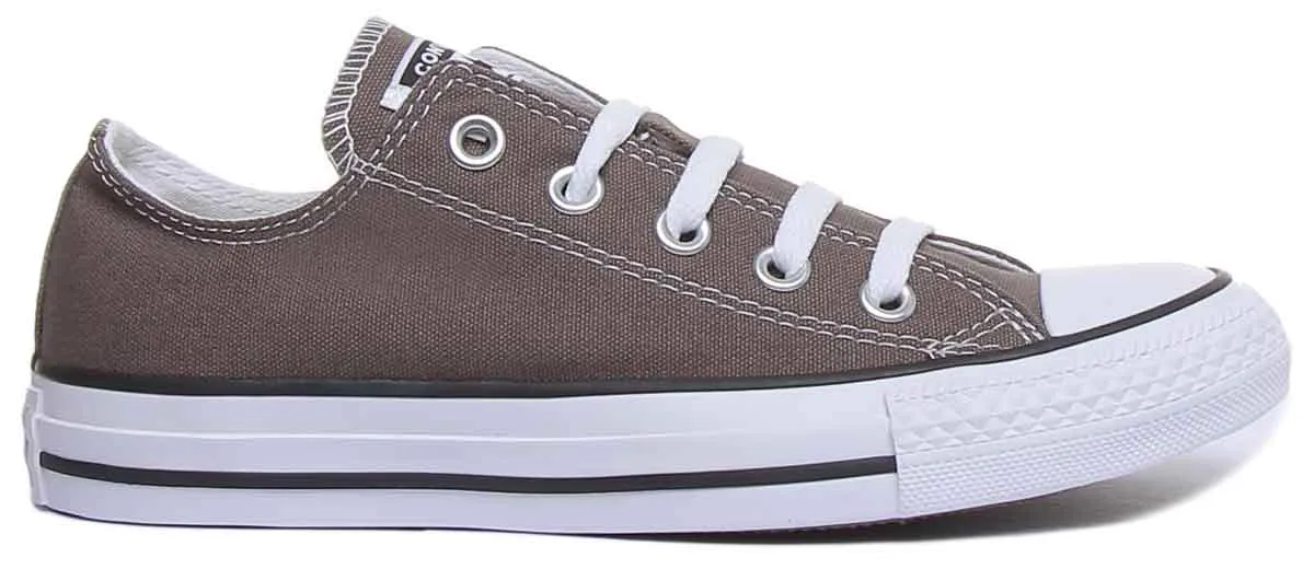 Converse All Star Low Trainer in Anthrazit für Damen Schuhe Converse