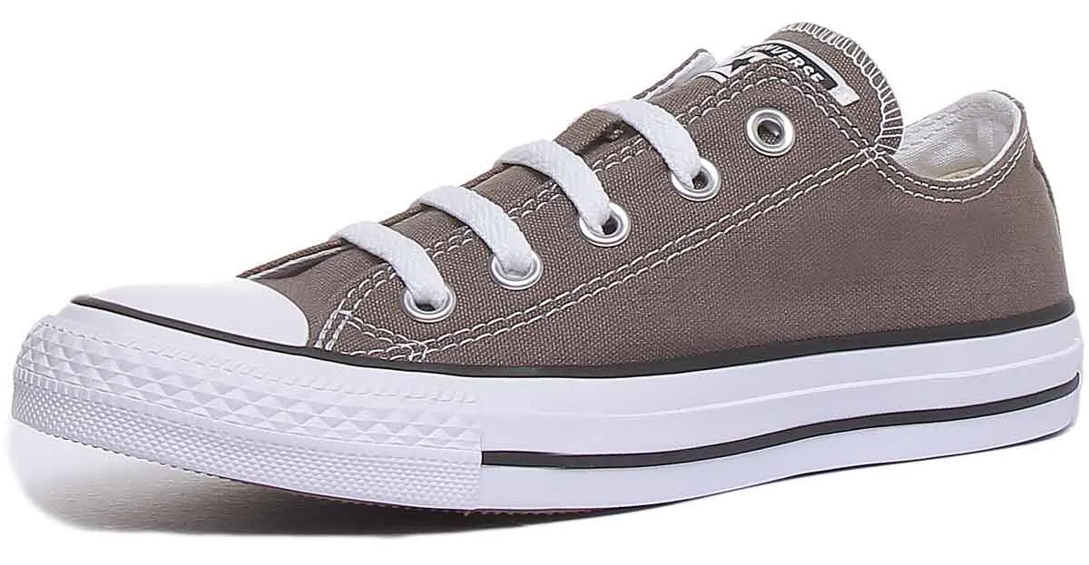 Converse All Star Low Trainer in Anthrazit für Damen Schuhe Converse