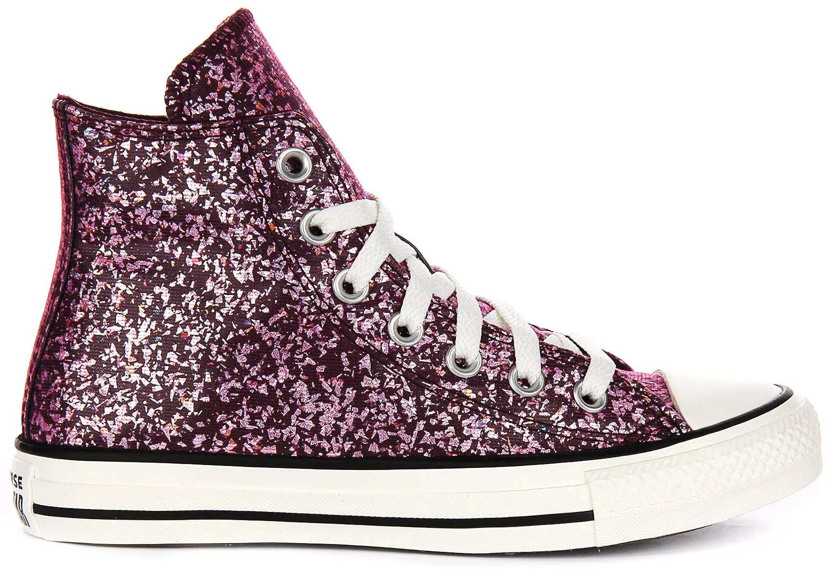 Converse Chuck Taylor A11137C Schuhe mit Magenta Glitzereffekt Converse