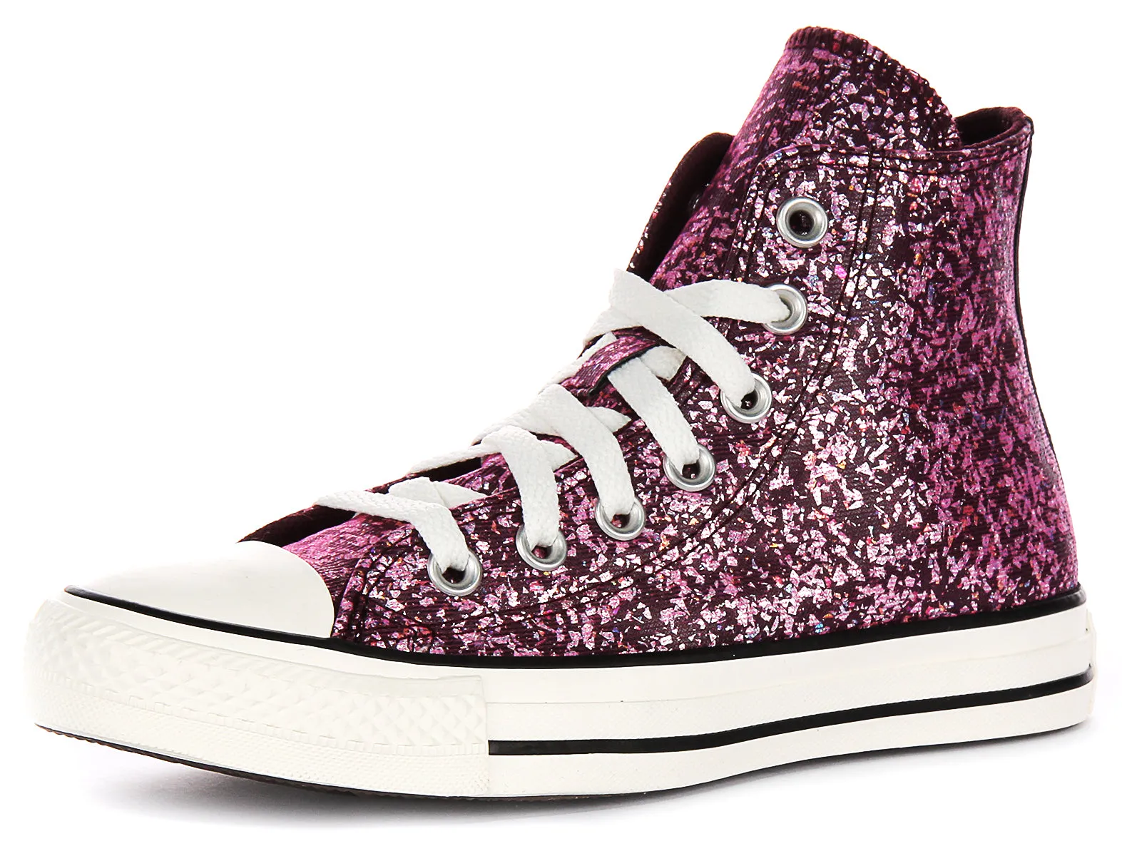 Converse Chuck Taylor A11137C Schuhe mit Magenta Glitzereffekt Converse
