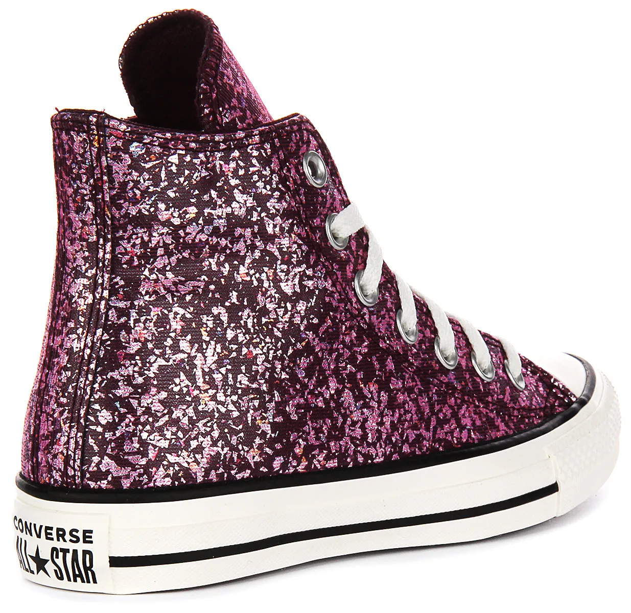 Converse Chuck Taylor A11137C Schuhe mit Magenta Glitzereffekt Converse