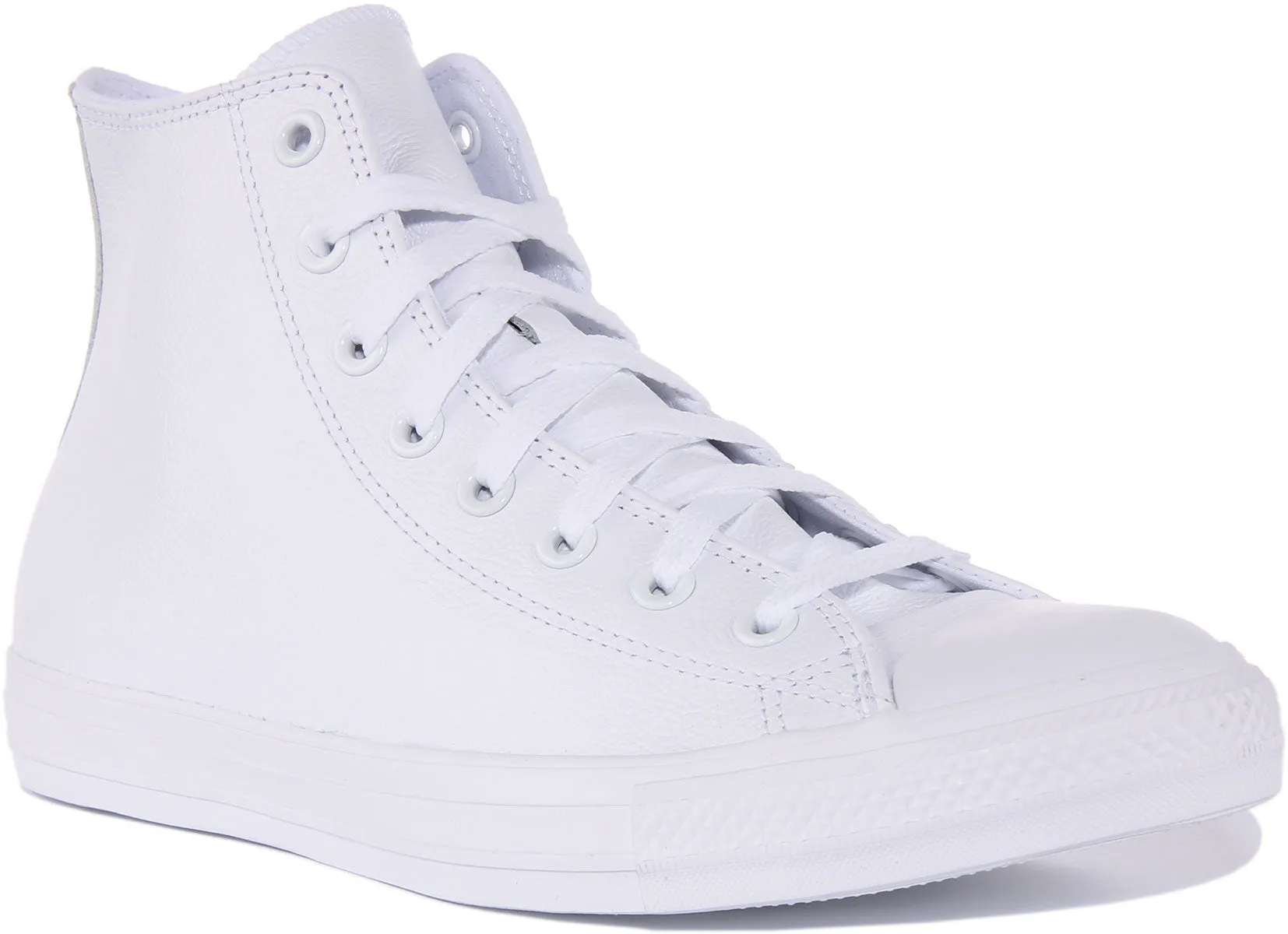 Converse Chuck Taylor All Star 1T406 in weißen Lederschuhen Converse