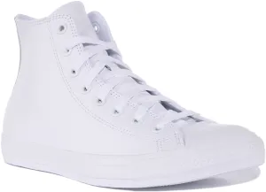 Converse Chuck Taylor All Star 1T406 in weißen Lederschuhen Converse