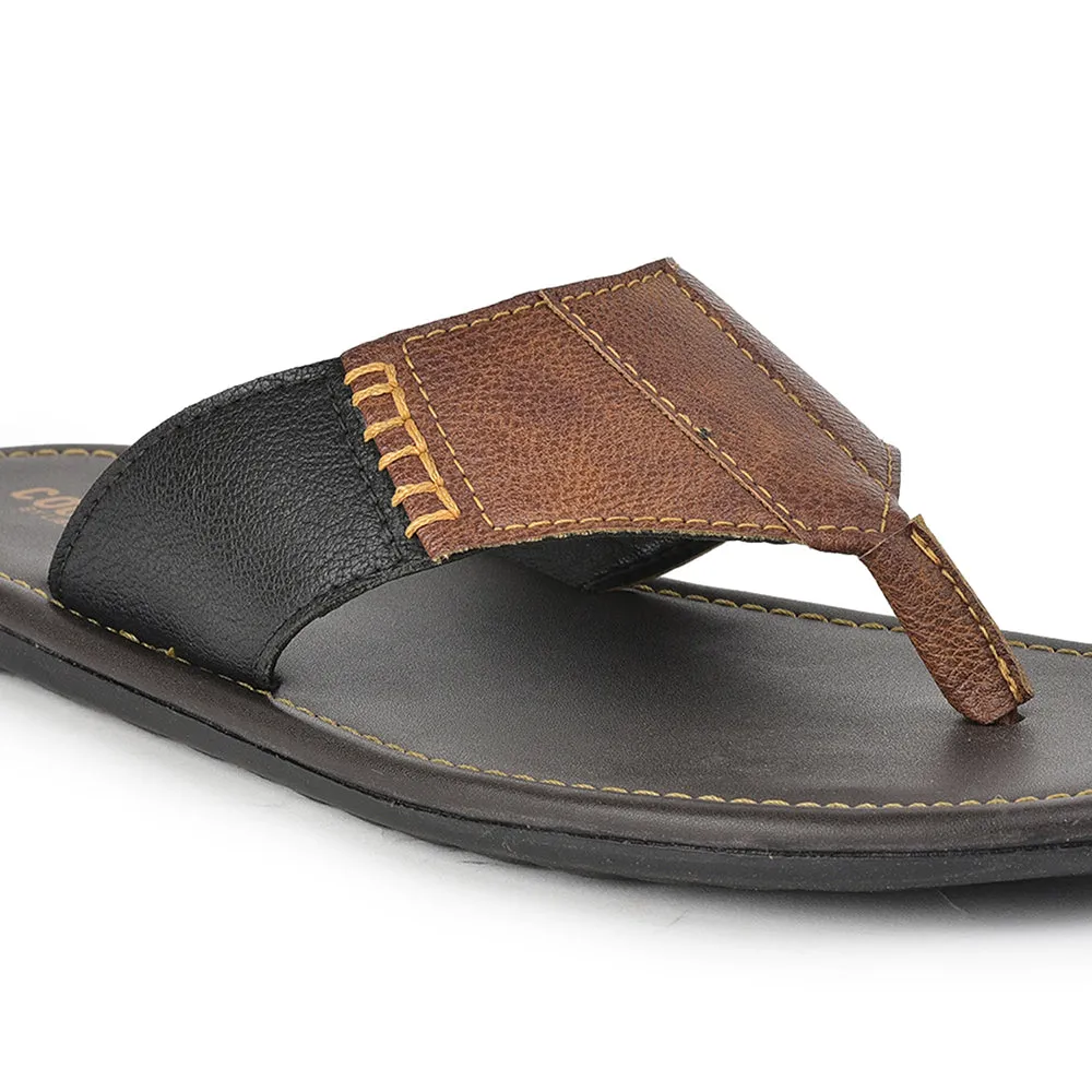 Bequeme Casual-Tan Hausschuhe Für Herren AVN-13 Von Liberty