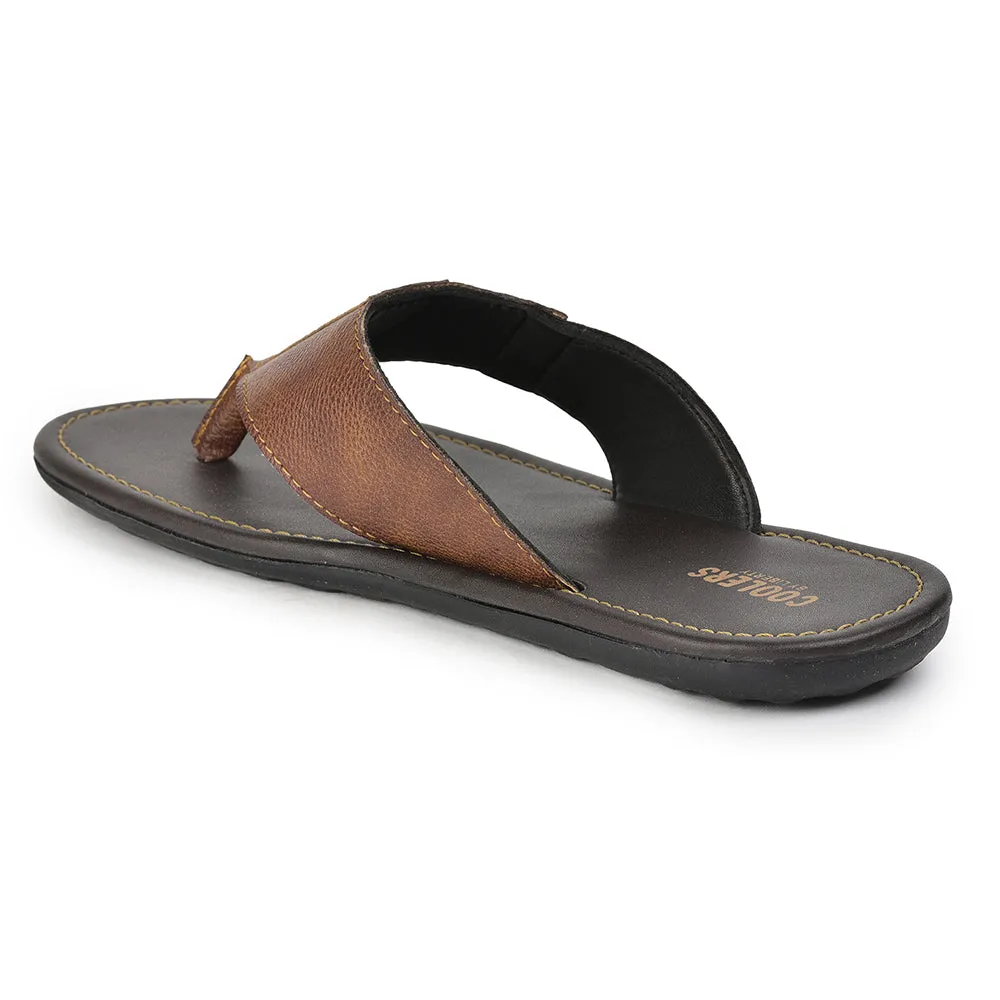 Bequeme Casual-Tan Hausschuhe Für Herren AVN-13 Von Liberty