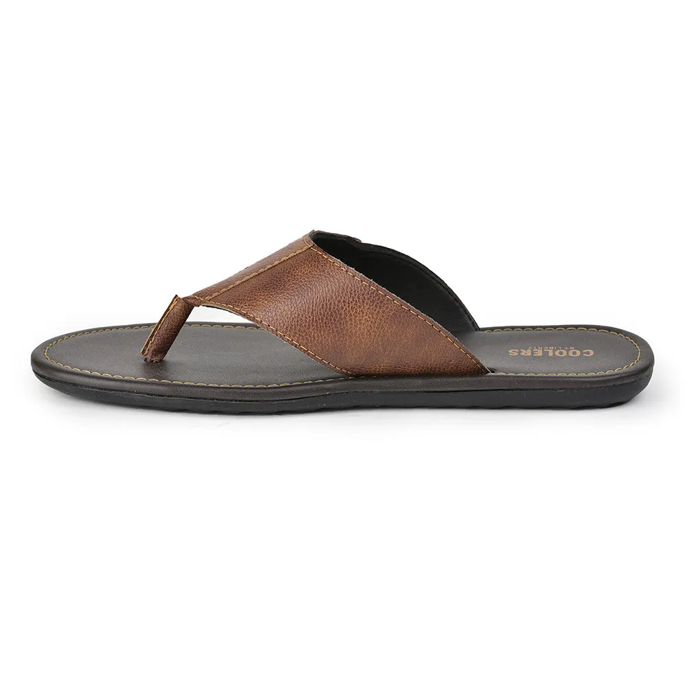 Bequeme Casual-Tan Hausschuhe Für Herren AVN-13 Von Liberty