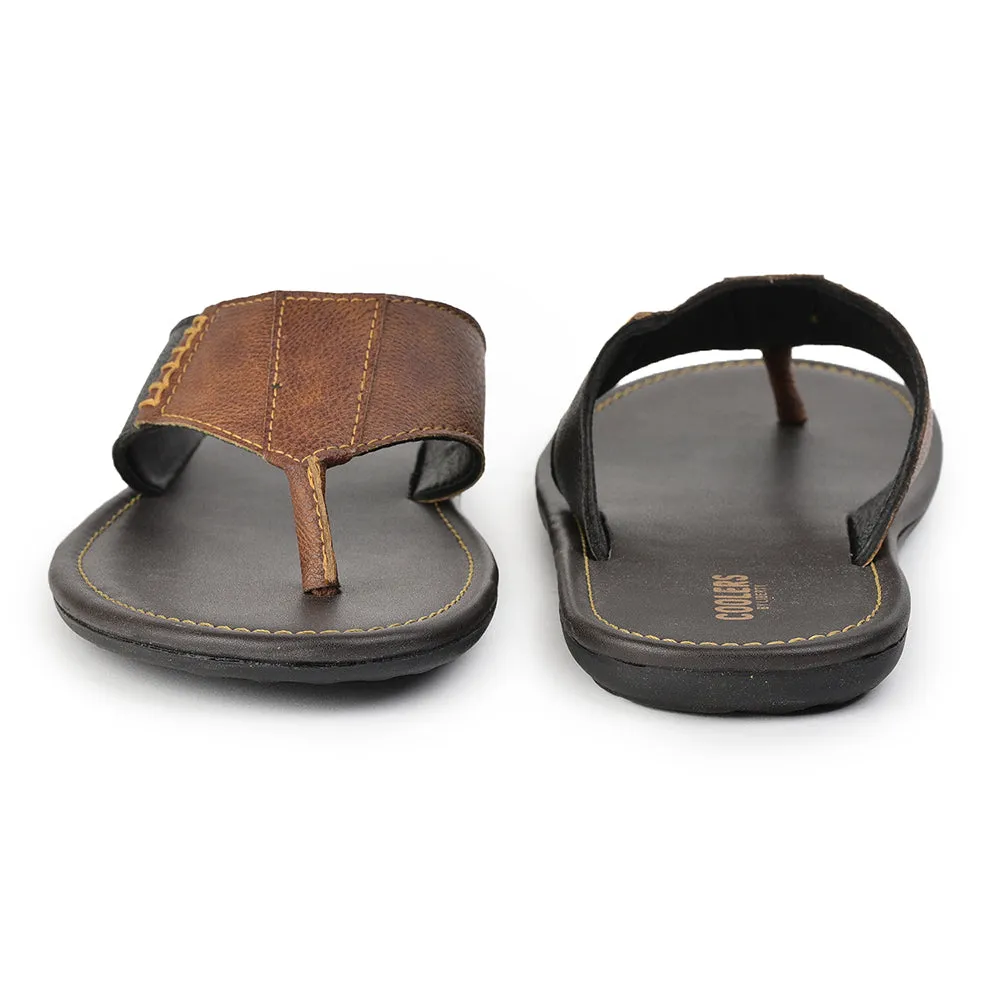 Bequeme Casual-Tan Hausschuhe Für Herren AVN-13 Von Liberty