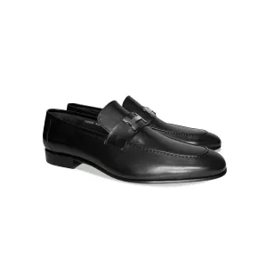 Corrente 5760 H Schnallen-Loafer Schuhe - Schwarz
