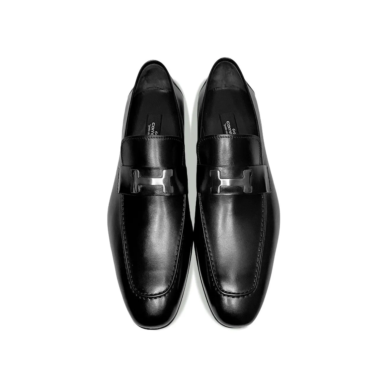 Corrente 5760 H Schnallen-Loafer Schuhe - Schwarz