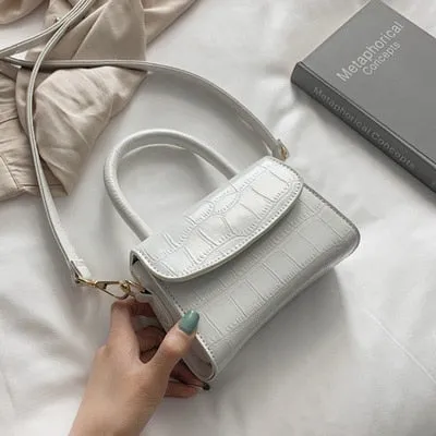 Krokodilmuster Querbörsen Für Damen 2020 Kleine Kettentasche Kleine Tasche PU-Leder Handtasche Designer-Abendtaschen Für Damen Fashion Nova Taschen
