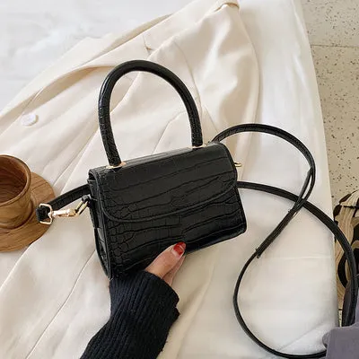 Krokodilmuster Querbörsen Für Damen 2020 Kleine Kettentasche Kleine Tasche PU-Leder Handtasche Designer-Abendtaschen Für Damen Fashion Nova Taschen