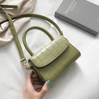 Krokodilmuster Querbörsen Für Damen 2020 Kleine Kettentasche Kleine Tasche PU-Leder Handtasche Designer-Abendtaschen Für Damen Fashion Nova Taschen
